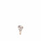 Bague 53 DINH VAN - Bague Menottes R12 en or jaune et diamants 58 Facettes 94686