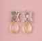 Boucles d'oreilles Boucle d'oreilles Art Déco or gris et diamants 58 Facettes