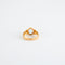 Bague Bague Aigue-Marine ovale sertie clos sur or jaune 58 Facettes