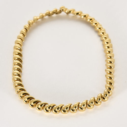 Collier Collier en or jaune 58 Facettes VER0078