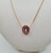 Collier Collier or rose et saphir rose 58 Facettes