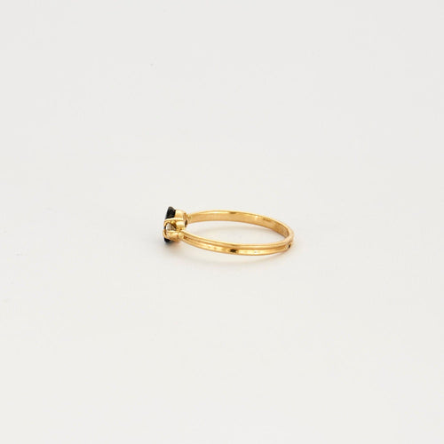 Bague 46 Bague saphir 2 diamants 58 Facettes LP578