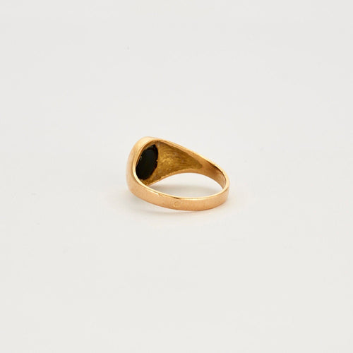 Bague Bague chevalière onyx 58 Facettes LP314