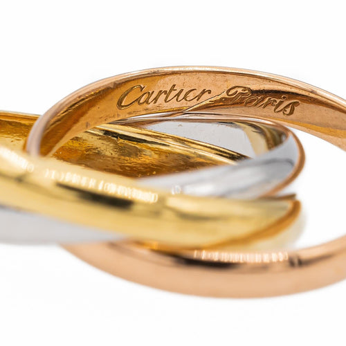 Bague 47 Cartier Bague Trinity Or jaune, Or blanc, Or rose 58 Facettes 2569523CN
