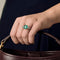 Bague 50 Bague trilogie bicolore émeraude diamants brillants 58 Facettes
