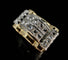 Bague 50.5 Bague Tank d'époque 1940/50 deux ors diamants 58 Facettes