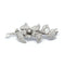 Broche Broche branche florale or blanc diamants et perles 58 Facettes 190318R