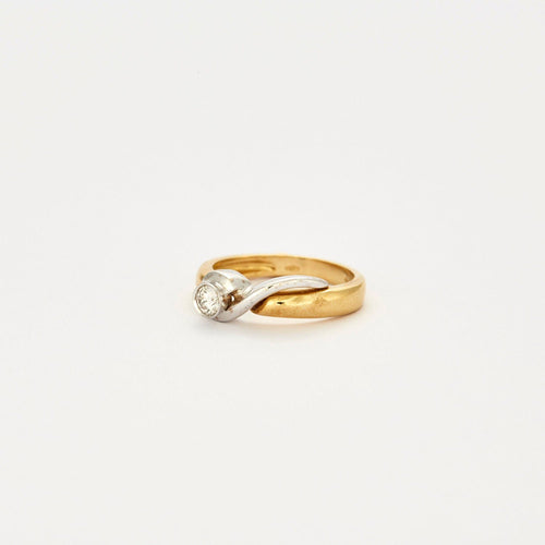 Bague 54 Solitaire vintage 58 Facettes 1822