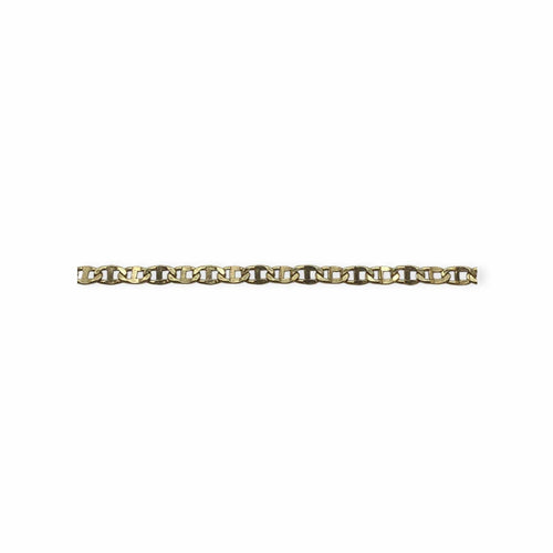 Collier Chaîne maille marine plate 60cm en or jaune 750 58 Facettes 330088141