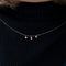Collier COLLIER L OR ROSE 3 DIAMANTS 0,09ct 58 Facettes M8927