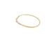 Bracelet bracelet KUNZ jonc ouvert or jaune 18k et diamants 0.30 ct t16 5.6g 58 Facettes 264949