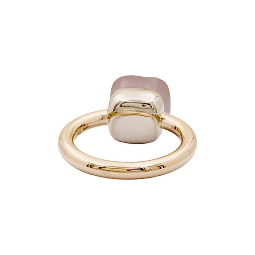 Bague 49 Bague Pomellato, "Nudo Classic", or rose et quartz rose. 58 Facettes 35131