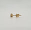 Boucles d'oreilles Boucles d’oreilles fleurs or jaune serties de diamants 58 Facettes