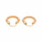 Boucles d'oreilles Boucles d'oreilles Créoles  Or rose 58 Facettes 4890738CN