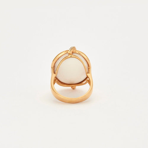 Bague 53 Bague agate et diamants 58 Facettes 2559