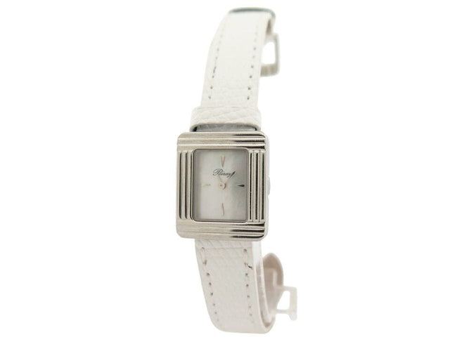 Montre montre POIRAY ma premiere mini 45207 quartz 21 mm acier cuir +ecrin 58 Facettes 268629