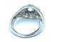 Bague 51 Bague Art-Deco or, platine et diamants 58 Facettes
