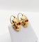 Dormeuses antique or rose 18k étoile et pierres rouges (circa 1900) 58 Facettes A05839