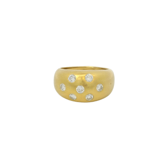 Bague 54 Victorian Diamond Gypsy ring 58 Facettes