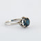 Bague 51 Bague Saphir Or Blanc Platine 58 Facettes