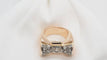 Bague 51.5 Bague années 50 en or rose, platine et diamants 58 Facettes 30362