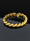 Bracelet Bracelet tressé plaqué or 18 carats 58 Facettes