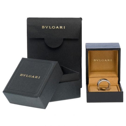 Bague 53 B.Zero1 Or Blanc 5 Rangs 58 Facettes 5010