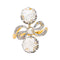 Bague 51 Bague Toi & moi Or jaune, Platine Diamant 58 Facettes 3853105CN
