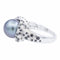 Bague 51 Mauboussin Bague Cocktail Caviar Mon Amour Or blanc Perle, Diamant 58 Facettes 2340392CN