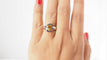 Bague 54 Bague en Or blanc et Citrine 58 Facettes 15881