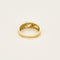 Bague 56 Bague jonc en or jaune, or gris et nacre 58 Facettes SAI0556