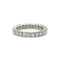 Alliance or blanc diamants 58 Facettes 240370R