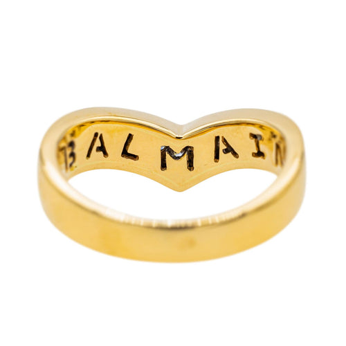 Bague 54.5 Balmain Bague  Or jaune Diamant 58 Facettes 3450035CN