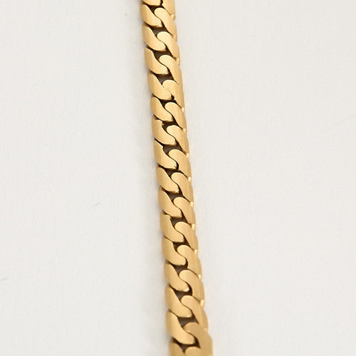Collier Important Collier en or rose à maille gourmette 58 Facettes CHA5354