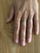 Bague 57.5 Bague or jaune et saphir 58 Facettes