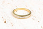 Bague 56 Bague demi-alliance en or jaune – Diamants baguette sertis rail 58 Facettes BG11189476-107