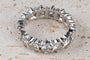 Bague 52 Bague Alliance Diamant18 carats Or blanc 4.20 ct 58 Facettes ALL420-107