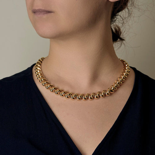 Collier Collier en or jaune 58 Facettes VER0078