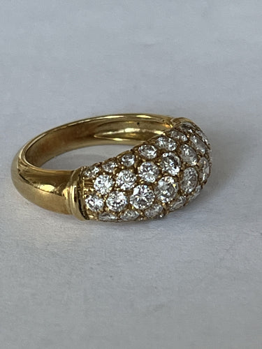Bague 51.5 Bague Jonc Or Jaune Diamants 58 Facettes LOT 6290