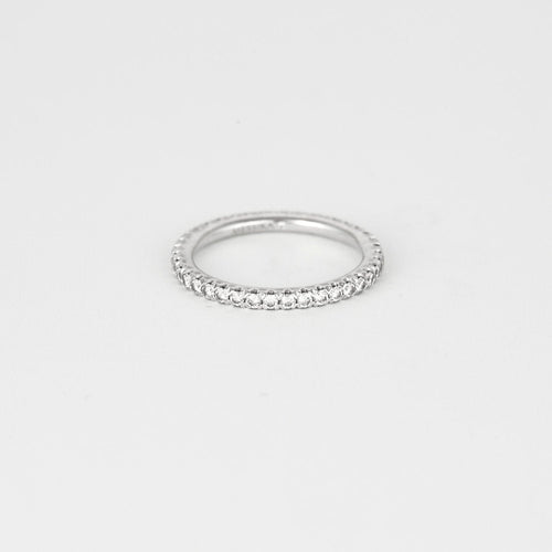 Bague 53 MESSIKA - Alliance GATSBY or blanc diamants 58 Facettes M8721