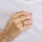 Bague 60 Chevalière or jaune et diamant 58 Facettes LP773/13