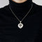 Collier Collier cœur or blanc et diamants 58 Facettes
