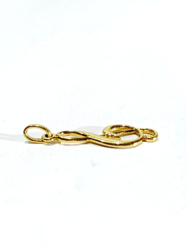 Pendentif Pendentif Note de Musique en or jaune 58 Facettes