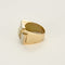 Bague 56.5 Bague Tank en or deux tons et diamants 58 Facettes B250522
