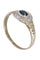 Bague 53 BAGUE MODERNE SAPHIR ET DIAMANTS 58 Facettes 086581