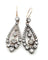 Boucles d'oreilles Boucles d’oreilles en or bas titre et argent et diamants 58 Facettes