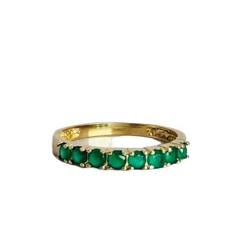 Bague 17 Bague vintage avec émeraudes 58 Facettes 2505012