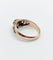 Bague 56.5 Bague jonc bombé antique en or 14k et diamant taille rose 58 Facettes A06623