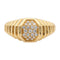 Bague 56 Bague Or jaune Diamant 58 Facettes 1480609CN