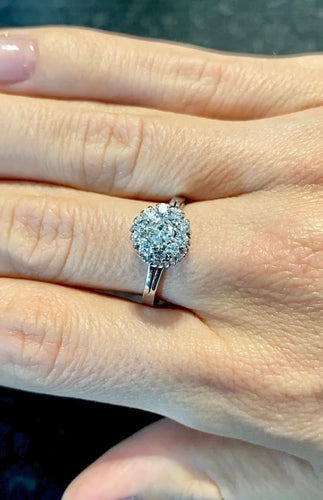 Bague 54.5 Bague marguerite 58 Facettes